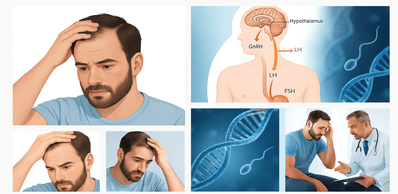 Erkekte Hormonal ve Genetik Değişikliklerin Değerlendirilmesi ve Tedavisi